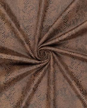 Suède Stretch Slangenleer Bruin, Hobby en Vrije tijd, Stoffen en Lappen, Bruin, Nieuw