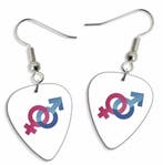 Plectrum ketting of sleutelhanger van man en vrouw teken, Ophalen of Verzenden, Nieuw