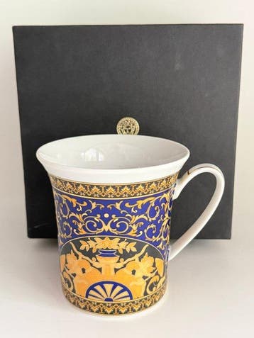 Rosenthal - Versace - Bekerglas - Beker met handgreep - 9 cm