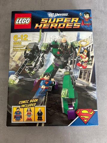 Lego Set - 6862 - Super Heroes - Superman vs Power Armour, Nieuw