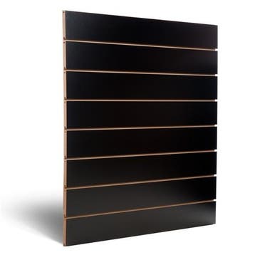 Slatwall wandrek zwart  6215011-ACT