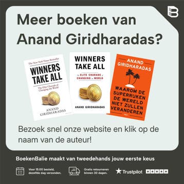 Winners Take All The Elite Charade of Changing the World, Verzenden, Gelezen, Anand Giridharadas