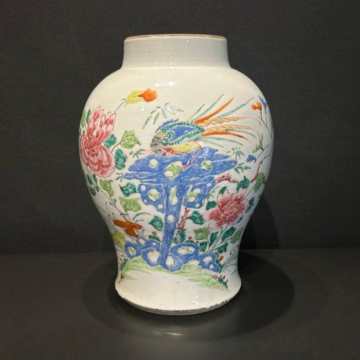 Pot - Porselein - Yongzheng baluster vaas, Antiek en Kunst, Antiek | Overige Antiek