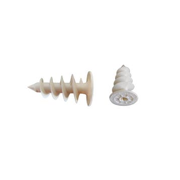 Pluggen voor isolatieplaten - 50 x 25mm - Kunststof - 2 stuk, Ophalen of Verzenden, Nieuw, 50 tot 100 mm, Pluggen