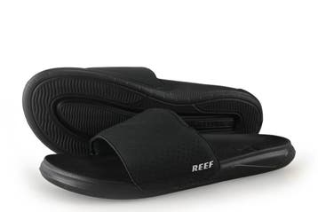 Reef Slippers in maat 45 Zwart, Slippers, Verzenden, Zwart, Zo goed als nieuw