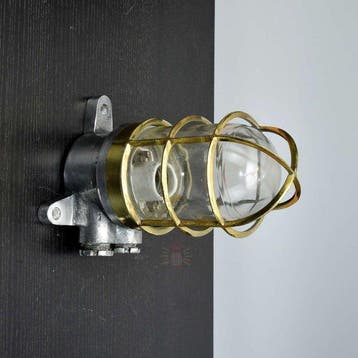 Plafondlamp - Metaal, Glas, Aluminium