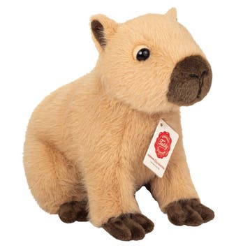 Capibara knuffel - zachte pluche - lichtbruin - 25 cm, Verzenden, Nieuw
