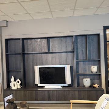 Wandkast Arinta - Melamine Eiken - IN.HOUSE, Huis en Inrichting, Kasten | Wandmeubels, Ophalen of Verzenden, Nieuw, Eikenhout