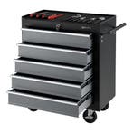 [pro.tec] Gereedschapswagen 5 lades 69x33x77,5 cm zwart, Verzenden, Nieuw