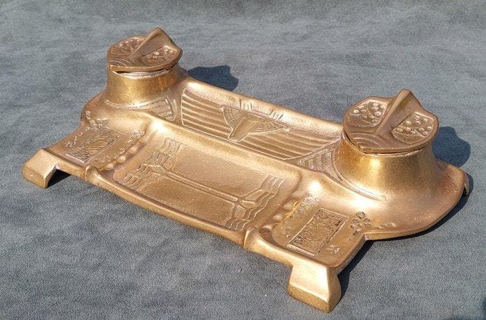 Inktpot - Brons, Antiek en Kunst, Curiosa en Brocante
