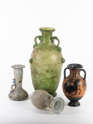 Glas, Keramiek Bak - Replica van Oud-Griekse en Romeinse