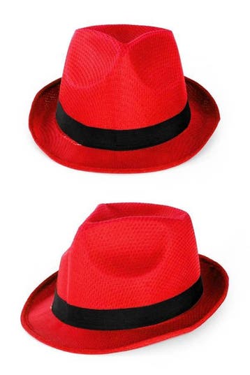 Kojak hoedje populair rood, Ophalen of Verzenden, Nieuw