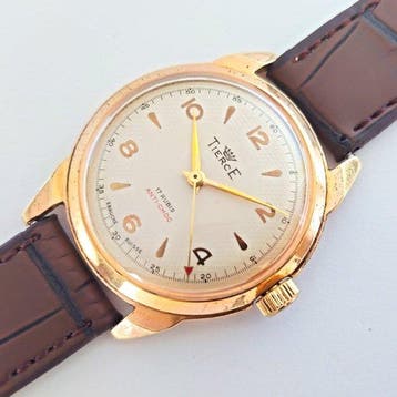 Tierce - mens gold plated Ebauche Suisse - Zonder, Nieuw
