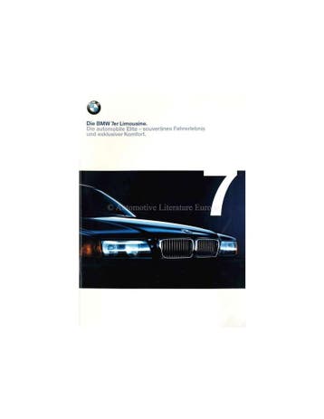 1997 BMW 7 SERIE BROCHURE DUITS, Nieuw, BMW, Author