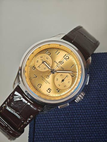 Breitling - Premier B09 Chronograph 40 Champagne -, Nieuw