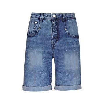 MAC No.1 • short button blauw • 38, Maat 38/40 (M), MAC, Nieuw, Verzenden