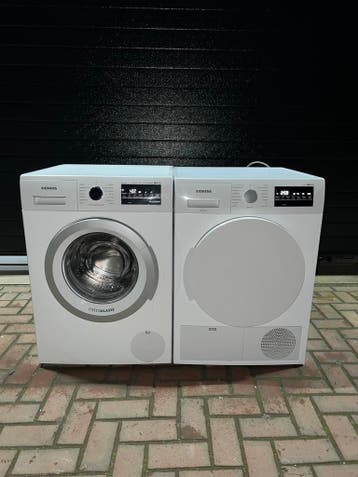 TOPDEAL! SIEMENS 8KG WASMACHINE SIEMENS 8KG WARMTEPOMPDROGER, Energieklasse A of zuiniger, 1200 tot 1600 toeren, Minder dan 85 cm