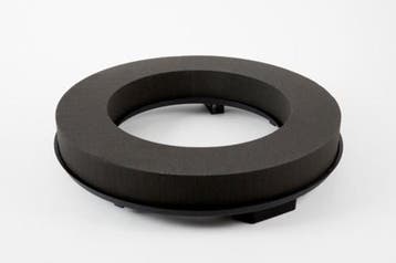 Oasis® Eychenne® ALL BLACK™Naylor ring Krans 30cm. Oasis®, Ophalen of Verzenden, Nieuw