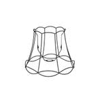 Metalen lampenkap zwart 40/31 - Granny Frame, Verzenden, Zwart, Rond, Nieuw