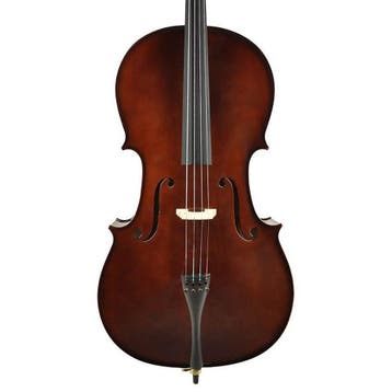 Leonardo LC-2018 cello set 1/8, geheel massief, nitro, ebben, Ophalen of Verzenden, Nieuw