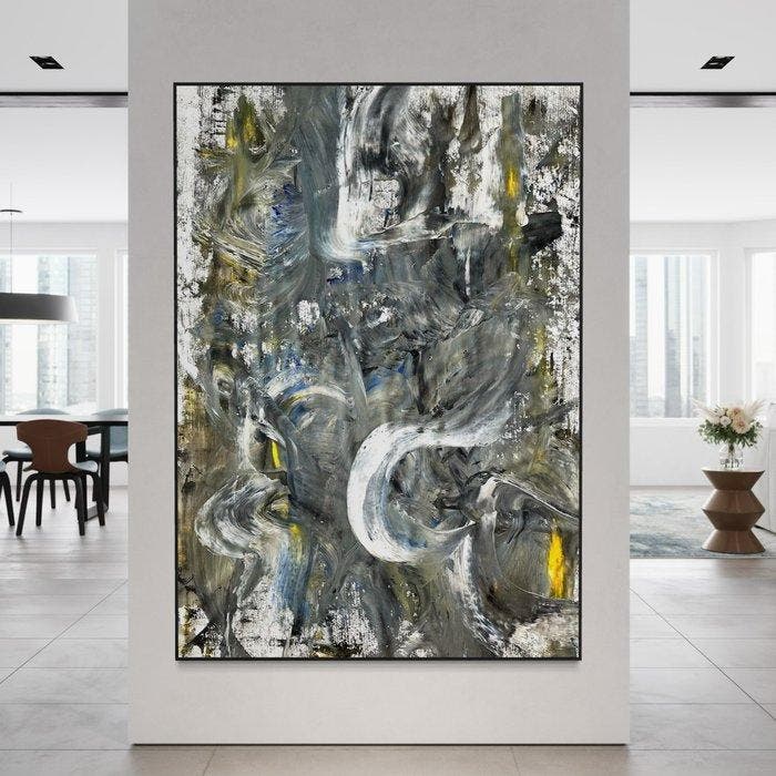 Timo Wedell - Grenze der Gefühle - XXL - Abstract, Antiek en Kunst, Kunst | Schilderijen | Modern