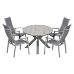 Garden Impressions Hilly tuinset 5-delig taupe - Tulli, Verzenden, Nieuw