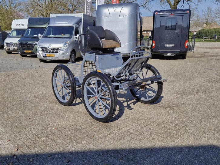 Enkelspan / Trainingswagen 050D / Paard / Koets / Grijs, Dieren en Toebehoren, Rijtuigen en Koetsen, Gebruikt, Paard