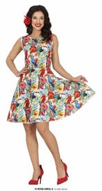 Toppers Tropical Hawaii Jurk Tropicana - S, Verzenden, Nieuw
