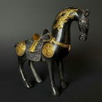 Beeld, Tang-Dynasty stijl paard - 21 cm - Brons