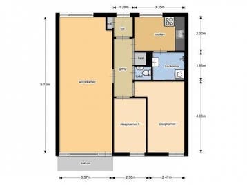 Te Huur 3 Kamer Appartement Maassingel In Den Bosch, Huizen en Kamers, Huizen te huur, Den Bosch, Noord-Brabant, Direct bij eigenaar