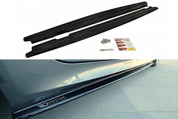 Zijskirts Diffusers BMW 5 E60/61 M-PACK Glanzend Zwart, Ophalen of Verzenden, Nieuw