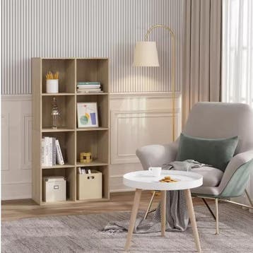 Boekenkast 8 Kubussen – Moderne Vrijstaande Opbergkast, Huis en Inrichting, Kasten | Boekenkasten, Verzenden, Nieuw