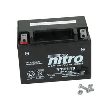 Accu YTZ14S - 12v-11,2Ah (incl. gelpakket) - Nitro, Ophalen of Verzenden, Nieuw