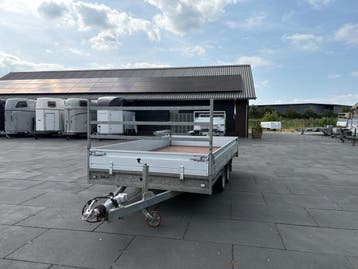 Hulco Plateauwagen 400 x 200 cm 3500 kg in zeer goede staat, Ophalen, Gebruikt
