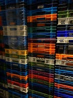 kipkratten partij vleeskratten nestbaar stapelbak 60x40x15, Gebruikt, 40 tot 60 cm, 50 tot 75 cm, Minder dan 35 cm