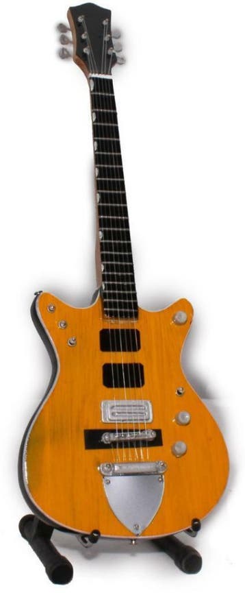 Miniatuur replica Gretsch G6131 gitaar - Malcolm Young AC/DC, Ophalen of Verzenden, Nieuw, Pop, Beeldje of Miniatuur