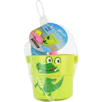 Benson Mini strandspeelset 4-delig van PP met emmer en st..., Ophalen of Verzenden, Nieuw