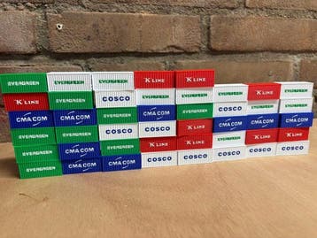 3d-printje N - Modeltrein (50) - 3D geprinte containers, Nieuw