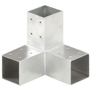 vidaXL Paalverbinding Y-vorm 71x71 mm gegalvaniseerd metaal, Verzenden, Nieuw