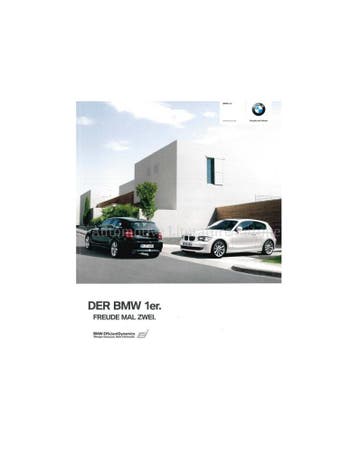 2010 BMW 1 SERIE BROCHURE DUITS, Boeken, Nieuw, BMW, Author