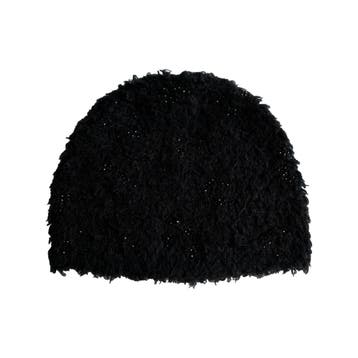 Princess goes Hollywood • zwarte wollen beanie strass • S, Princess goes Hollywood, Verzenden, Zwart, Nieuw