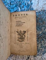 Salomon - Proverbia Salomonis - 1547, Antiek en Kunst