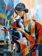 Kiri Aguilera (1982) XL 130 x 100 cm - Afecto Cubista