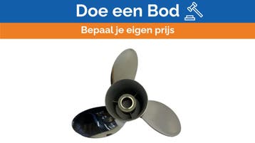 Bieden: Michigan Apollo 3-Blade Stainless Steel Propeller 1, Watersport en Boten, Ophalen of Verzenden, Nieuw