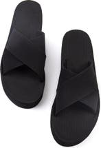 Indosole - Maat 39/40 - Platforms Dames Slippers - Zwart, Verzenden, Nieuw