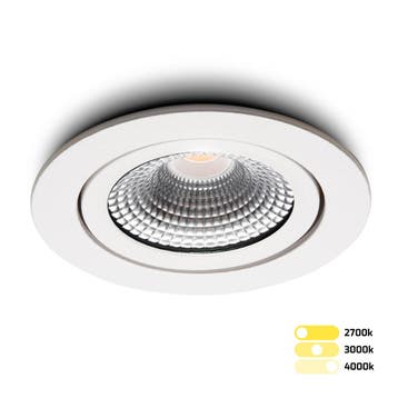 Ledisons LED-inbouwspot Vivaro wit tri-color, Ophalen of Verzenden, Nieuw