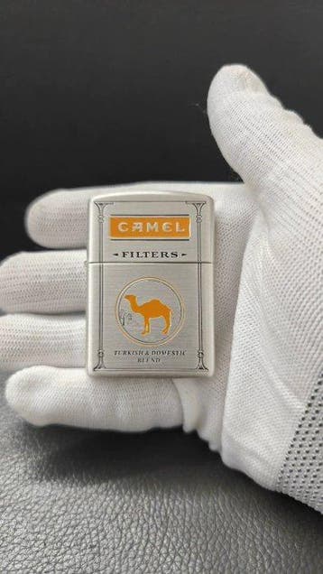 Zippo - Zippo Armor Camel Silver-plated Lighter - Zonder, Verzamelen, Nieuw
