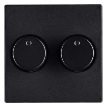 Dimmerknop | ION Industries | V1/J1 (Duo, Mat zwart), Verzenden, Nieuw