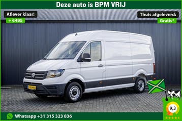Volkswagen Crafter 2.0 TDI L3H3 Trendline | Facelift | 140PK, Stof, Gebruikt, Volkswagen, Wit