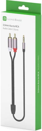 RCA Kabel – 3.5mm Jack naar 2x RCA – Stereo Audio – Voor, Ophalen of Verzenden, Nieuw